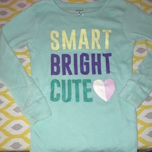 Carter’s size 5 girls long sleeve shirt